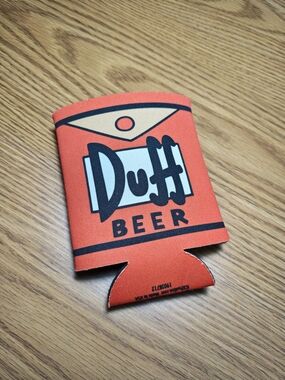 Duff Beer Can Coozie - Orange